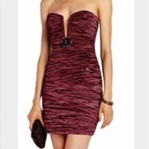 BCBG MaxAzria Tristina Ruby Ruched Straple…